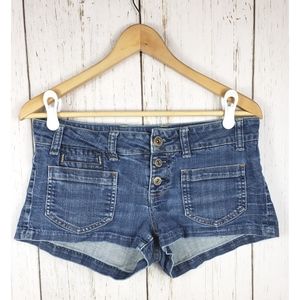 American Eagle Outfitters Button Up Jean Shorts